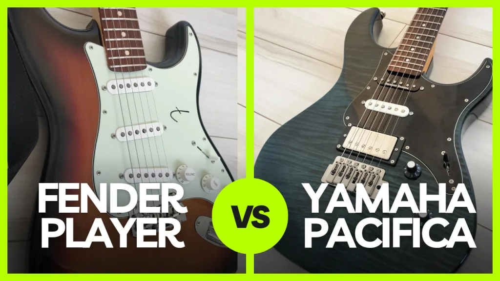 【Fender PlayerとYAMAHAとPACIFICA】どっちが良い？実際使って見た感想を含めて詳しく比較・解説