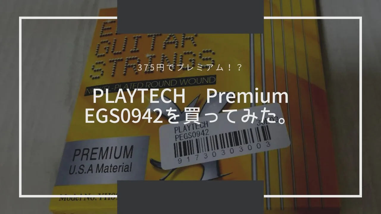 PLAYTECH ( プレイテック )Premium EGS0942を買ってみた。