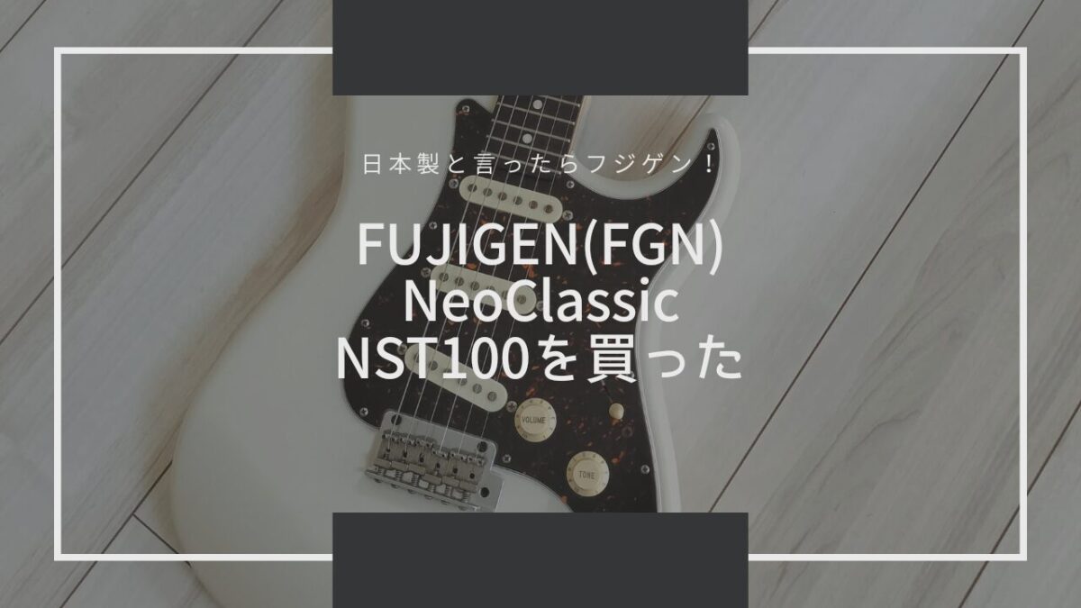 FUJIGEN(FGN/フジゲン) Neo Classic NST100を買った