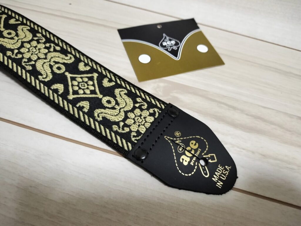 D'Andrea ACE-7　-Old Gold- Ace Guitar Straps