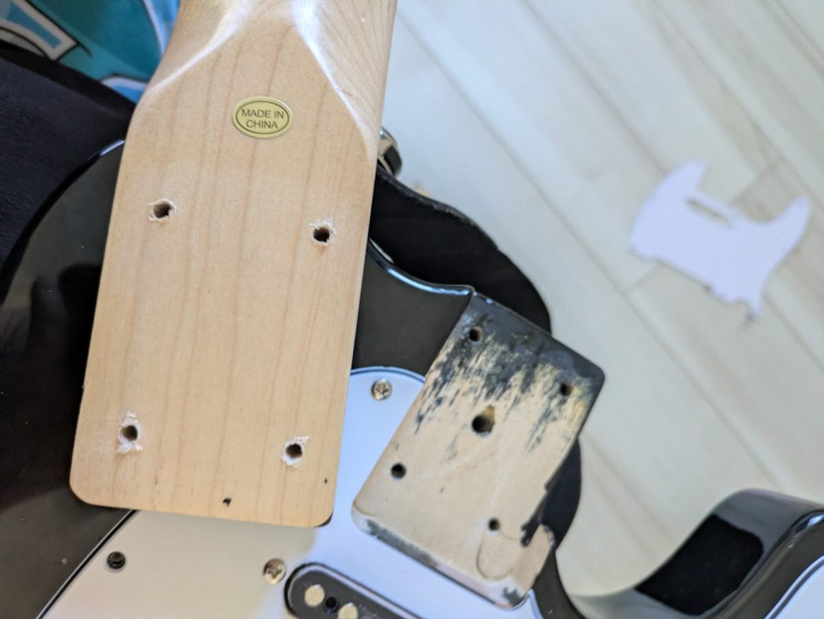 プレイテック　ネックジョイント部分