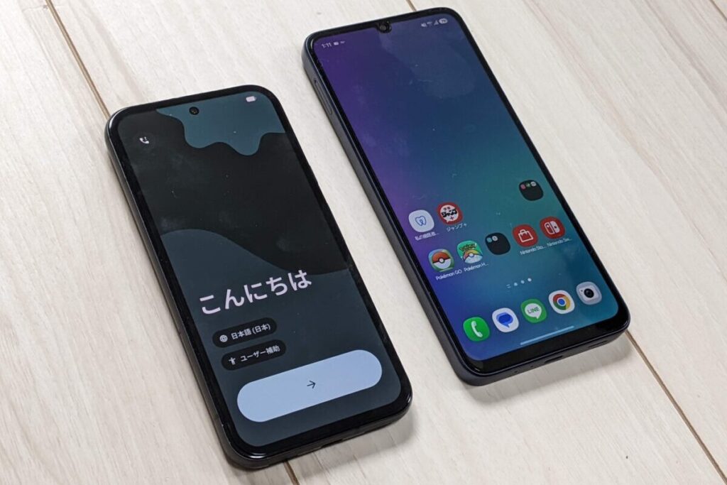 Galaxy A25 5GとPixel8a