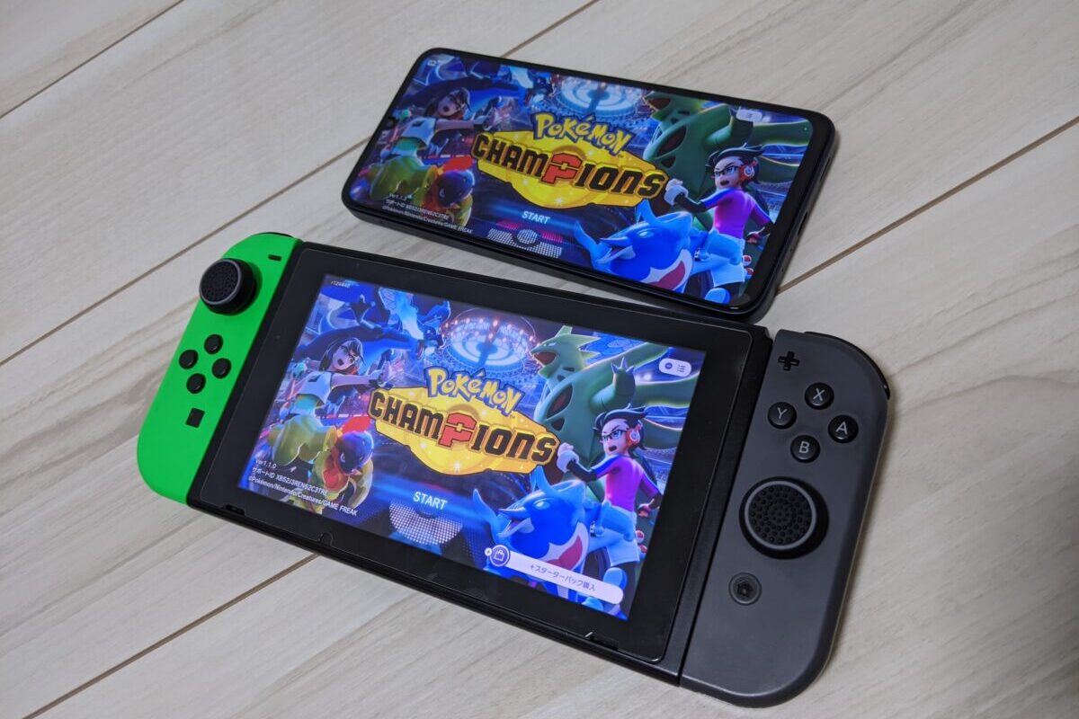 『Galaxy A25 5G』と『Nintendo Switch』